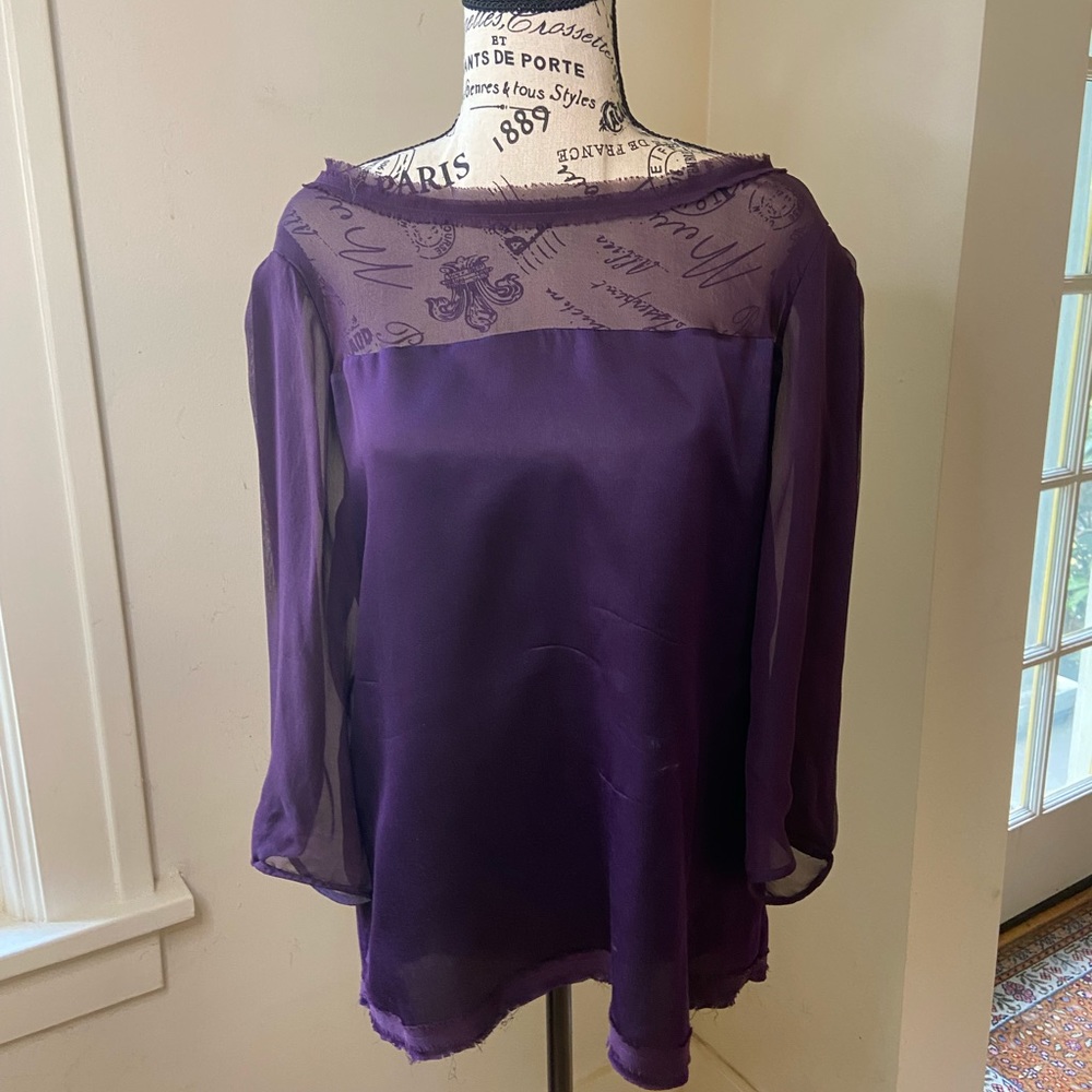 Pure Silk Vibrant Purple Shirt from Barney’s